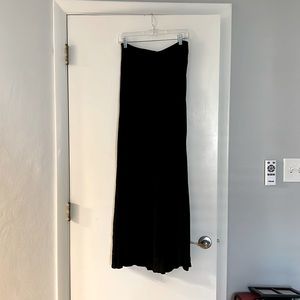 Black maxi skirt